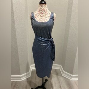 Lovers and Friends Kahlo Midi Dress in Electric Blue NWOT Size large